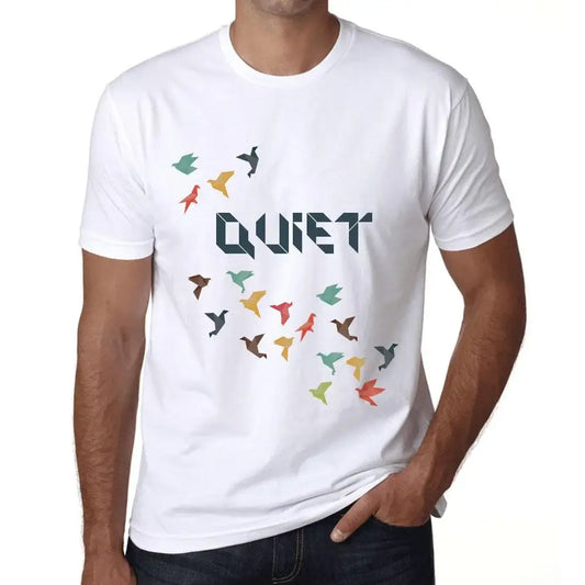 Men's Graphic T-Shirt Origami Quiet Limited Edition Short Sleeve Tee-Shirt Vintage Birthday Gift Novelty