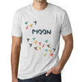 Men's Graphic T-Shirt Origami Moon Limited Edition Short Sleeve Tee-Shirt Vintage Birthday Gift Novelty
