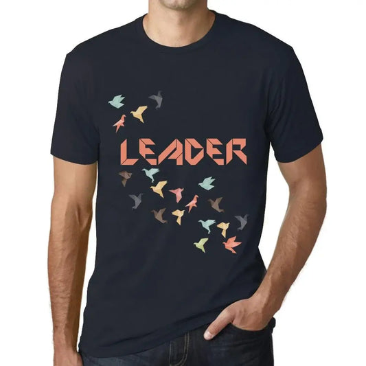 Men's Graphic T-Shirt Origami Leader Limited Edition Short Sleeve Tee-Shirt Vintage Birthday Gift Novelty