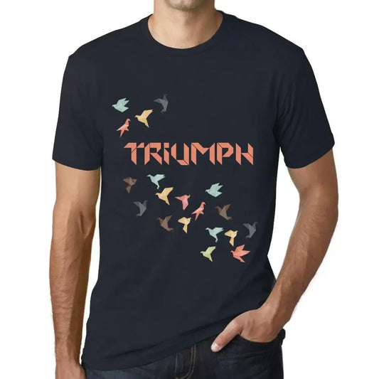 Men's Graphic T-Shirt Origami Triumph Eco-Friendly Limited Edition Short Sleeve Tee-Shirt Vintage Birthday Gift Novelty
