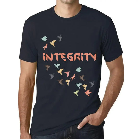 Men's Graphic T-Shirt Origami Integrity Limited Edition Short Sleeve Tee-Shirt Vintage Birthday Gift Novelty