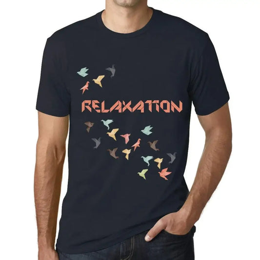 Men's Graphic T-Shirt Origami Relaxation Limited Edition Short Sleeve Tee-Shirt Vintage Birthday Gift Novelty