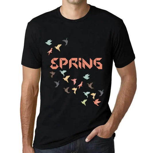 Men's Graphic T-Shirt Origami Spring Limited Edition Short Sleeve Tee-Shirt Vintage Birthday Gift Novelty