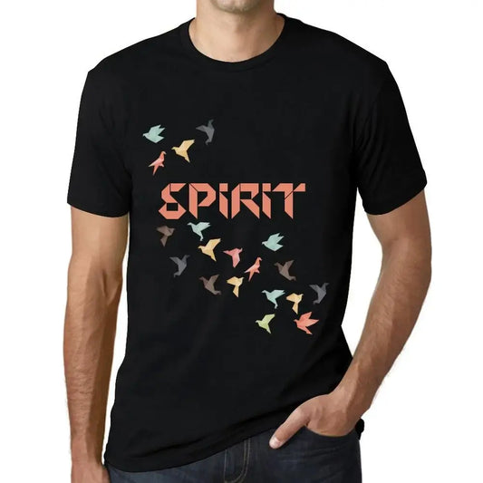 Men's Graphic T-Shirt Origami Spirit Limited Edition Short Sleeve Tee-Shirt Vintage Birthday Gift Novelty
