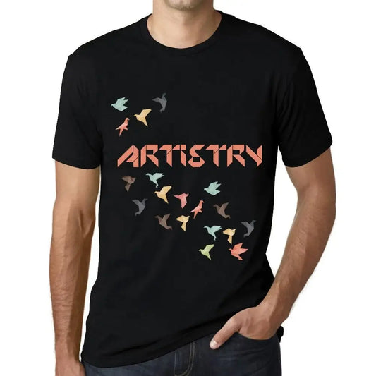 Men's Graphic T-Shirt Origami Artistry Limited Edition Short Sleeve Tee-Shirt Vintage Birthday Gift Novelty
