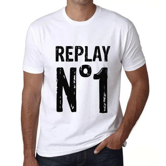 Men's Graphic T-Shirt Replay No 1 Eco-Friendly Limited Edition Short Sleeve Tee-Shirt Vintage Birthday Gift Novelty