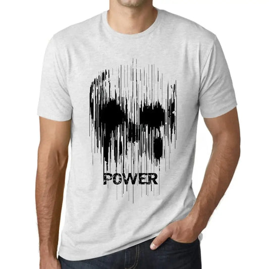 Men's Graphic T-Shirt Skull Power Limited Edition Short Sleeve Tee-Shirt Vintage Birthday Gift Novelty