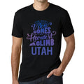 Men's Graphic T-Shirt The Best View Comes After Hardest Mountain Climb Utah Eco-Friendly Limited Edition Short Sleeve Tee-Shirt Vintage Birthday Gift Novelty