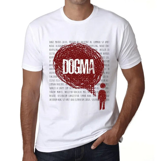 Men's Graphic T-Shirt Thoughts Dogma Eco-Friendly Limited Edition Short Sleeve Tee-Shirt Vintage Birthday Gift Novelty