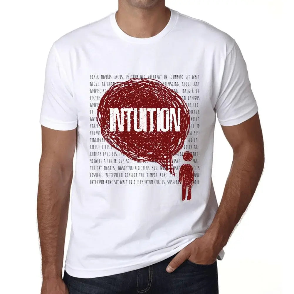 Men's Graphic T-Shirt Thoughts Intuition Eco-Friendly Limited Edition Short Sleeve Tee-Shirt Vintage Birthday Gift Novelty