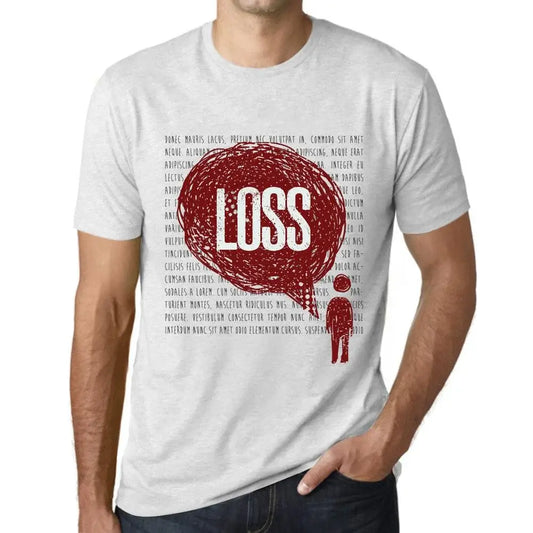 Men's Graphic T-Shirt Thoughts Loss Eco-Friendly Limited Edition Short Sleeve Tee-Shirt Vintage Birthday Gift Novelty
