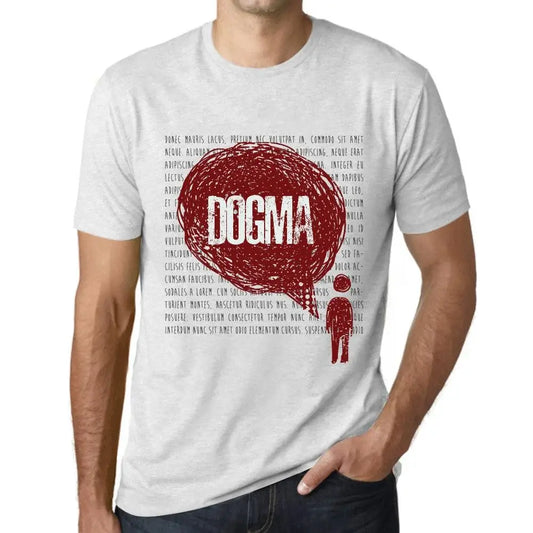 Men's Graphic T-Shirt Thoughts Dogma Eco-Friendly Limited Edition Short Sleeve Tee-Shirt Vintage Birthday Gift Novelty
