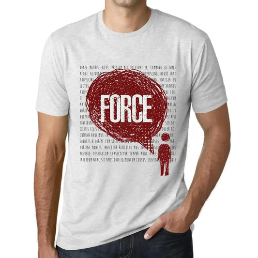 Men's Graphic T-Shirt Thoughts Force Eco-Friendly Limited Edition Short Sleeve Tee-Shirt Vintage Birthday Gift Novelty