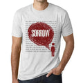 Men's Graphic T-Shirt Thoughts Sorrow Eco-Friendly Limited Edition Short Sleeve Tee-Shirt Vintage Birthday Gift Novelty