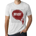 Men's Graphic T-Shirt Thoughts Bravery Eco-Friendly Limited Edition Short Sleeve Tee-Shirt Vintage Birthday Gift Novelty