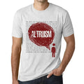 Men's Graphic T-Shirt Thoughts Altruism Eco-Friendly Limited Edition Short Sleeve Tee-Shirt Vintage Birthday Gift Novelty