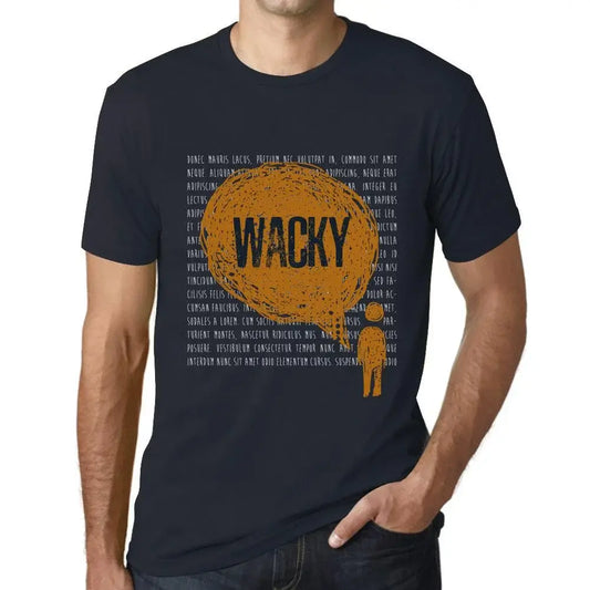 Men's Graphic T-Shirt Thoughts Wacky Eco-Friendly Limited Edition Short Sleeve Tee-Shirt Vintage Birthday Gift Novelty