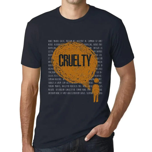 Men's Graphic T-Shirt Thoughts Cruelty Eco-Friendly Limited Edition Short Sleeve Tee-Shirt Vintage Birthday Gift Novelty
