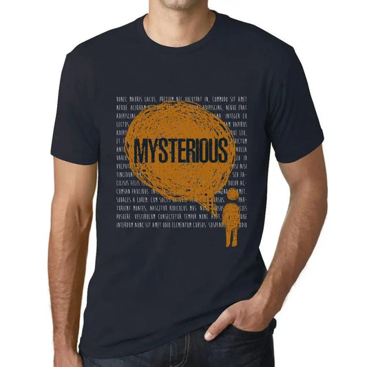 Men's Graphic T-Shirt Thoughts Mysterious Eco-Friendly Limited Edition Short Sleeve Tee-Shirt Vintage Birthday Gift Novelty