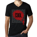Men's Graphic T-Shirt V Neck Thoughts Cool Eco-Friendly Limited Edition Short Sleeve Tee-Shirt Vintage Birthday Gift Novelty