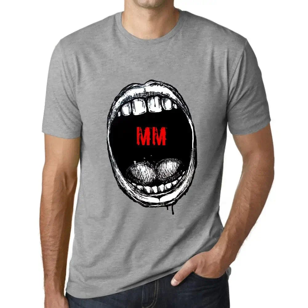Men's Graphic T-Shirt Mouth Expressions Mm Eco-Friendly Limited Edition Short Sleeve Tee-Shirt Vintage Birthday Gift Novelty