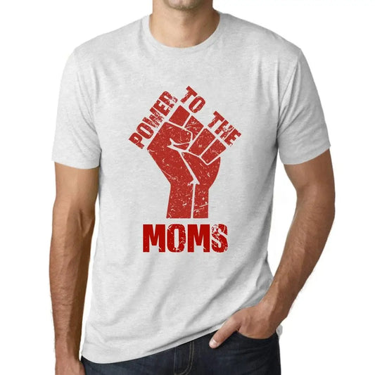 Men's Graphic T-Shirt Power To The Moms Limited Edition Short Sleeve Tee-Shirt Vintage Birthday Gift Novelty