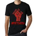 Men's Graphic T-Shirt Power To The Brothers Limited Edition Short Sleeve Tee-Shirt Vintage Birthday Gift Novelty