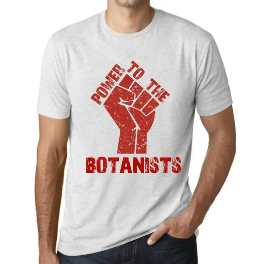 Men's Graphic T-Shirt Power To The Botanists Limited Edition Short Sleeve Tee-Shirt Vintage Birthday Gift Novelty
