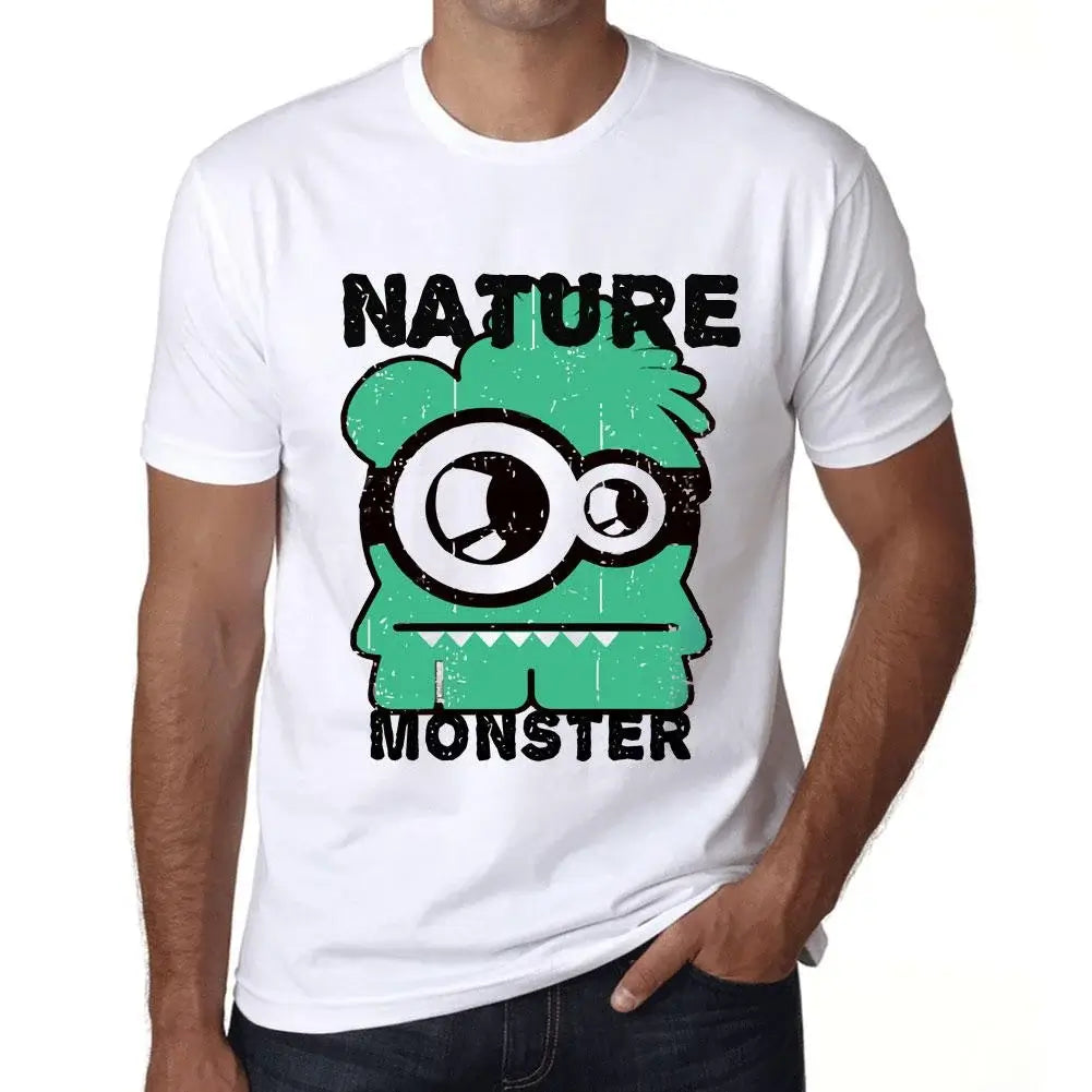Men's Graphic T-Shirt Nature Monster Eco-Friendly Limited Edition Short Sleeve Tee-Shirt Vintage Birthday Gift Novelty