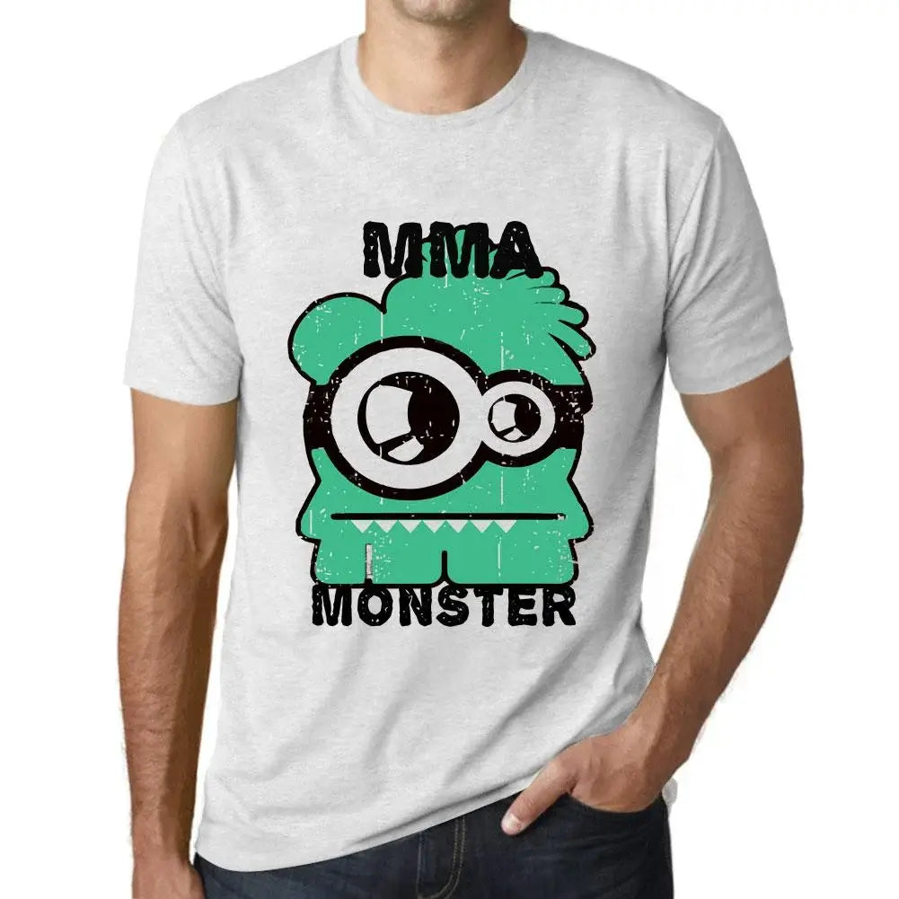 Men's Graphic T-Shirt Mma Monster Eco-Friendly Limited Edition Short Sleeve Tee-Shirt Vintage Birthday Gift Novelty
