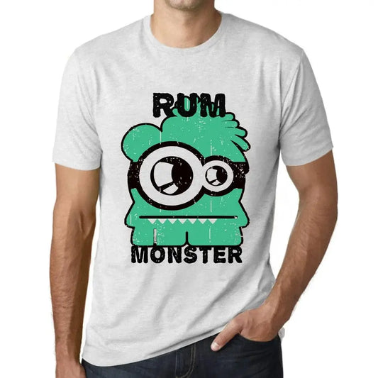 Men's Graphic T-Shirt Rum Monster Eco-Friendly Limited Edition Short Sleeve Tee-Shirt Vintage Birthday Gift Novelty
