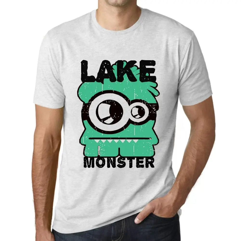 Men's Graphic T-Shirt Lake Monster Eco-Friendly Limited Edition Short Sleeve Tee-Shirt Vintage Birthday Gift Novelty