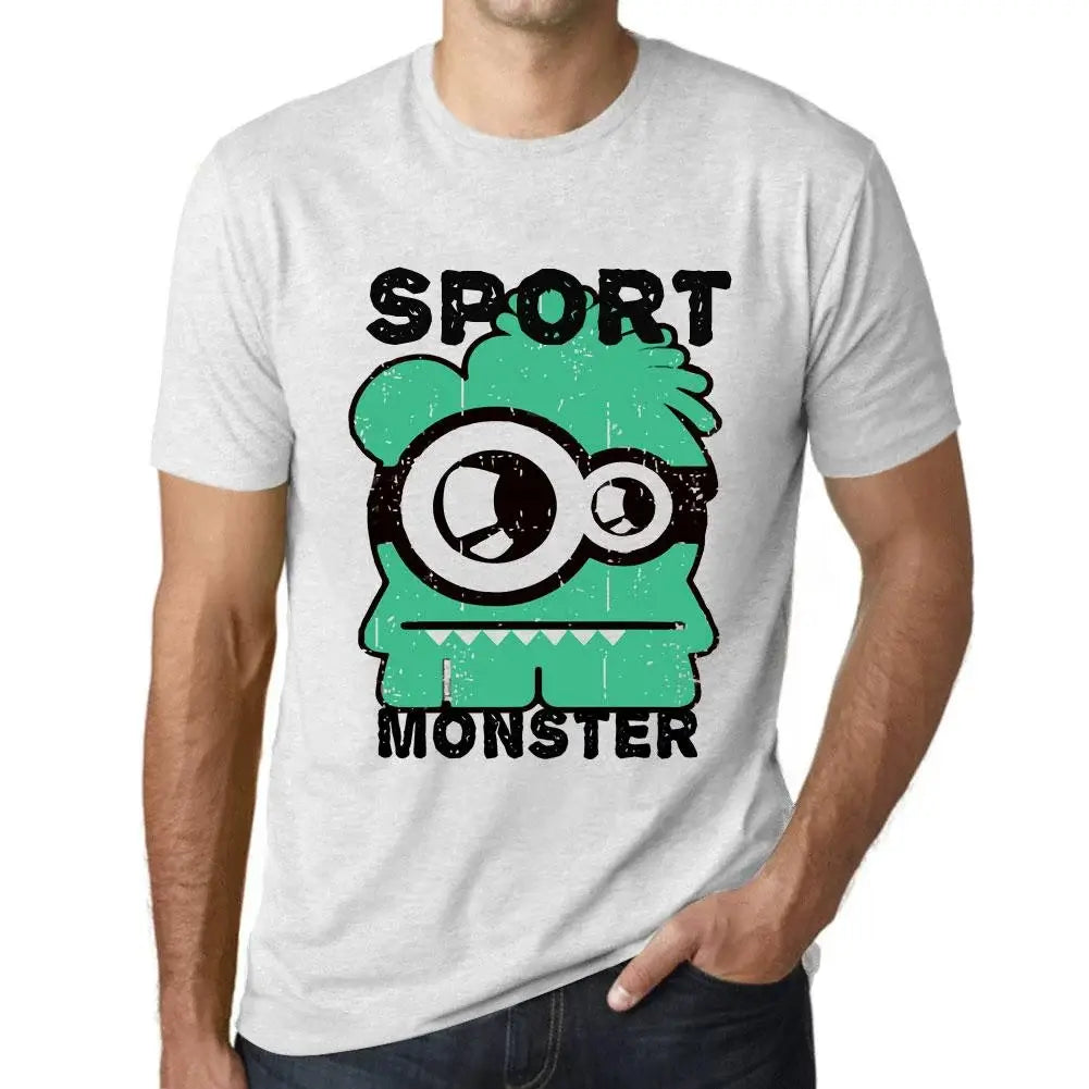 Men's Graphic T-Shirt Sport Monster Eco-Friendly Limited Edition Short Sleeve Tee-Shirt Vintage Birthday Gift Novelty