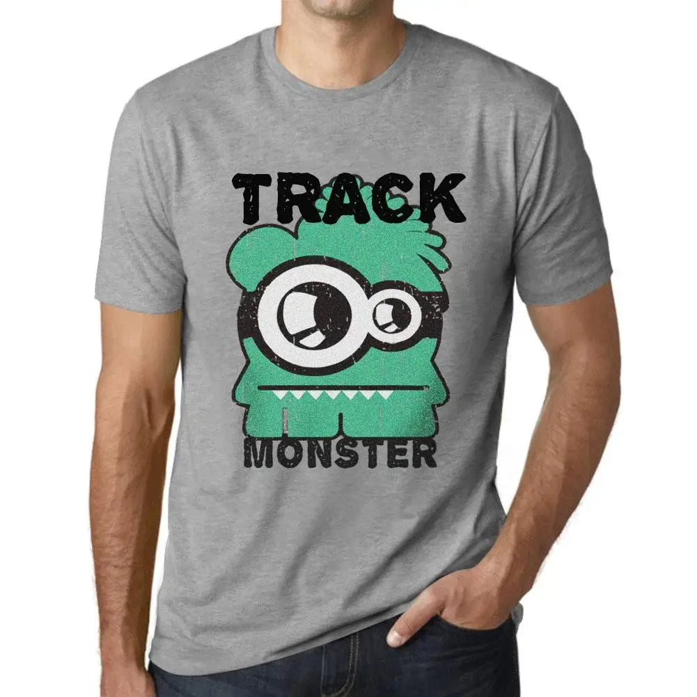 Men's Graphic T-Shirt Track Monster Eco-Friendly Limited Edition Short Sleeve Tee-Shirt Vintage Birthday Gift Novelty