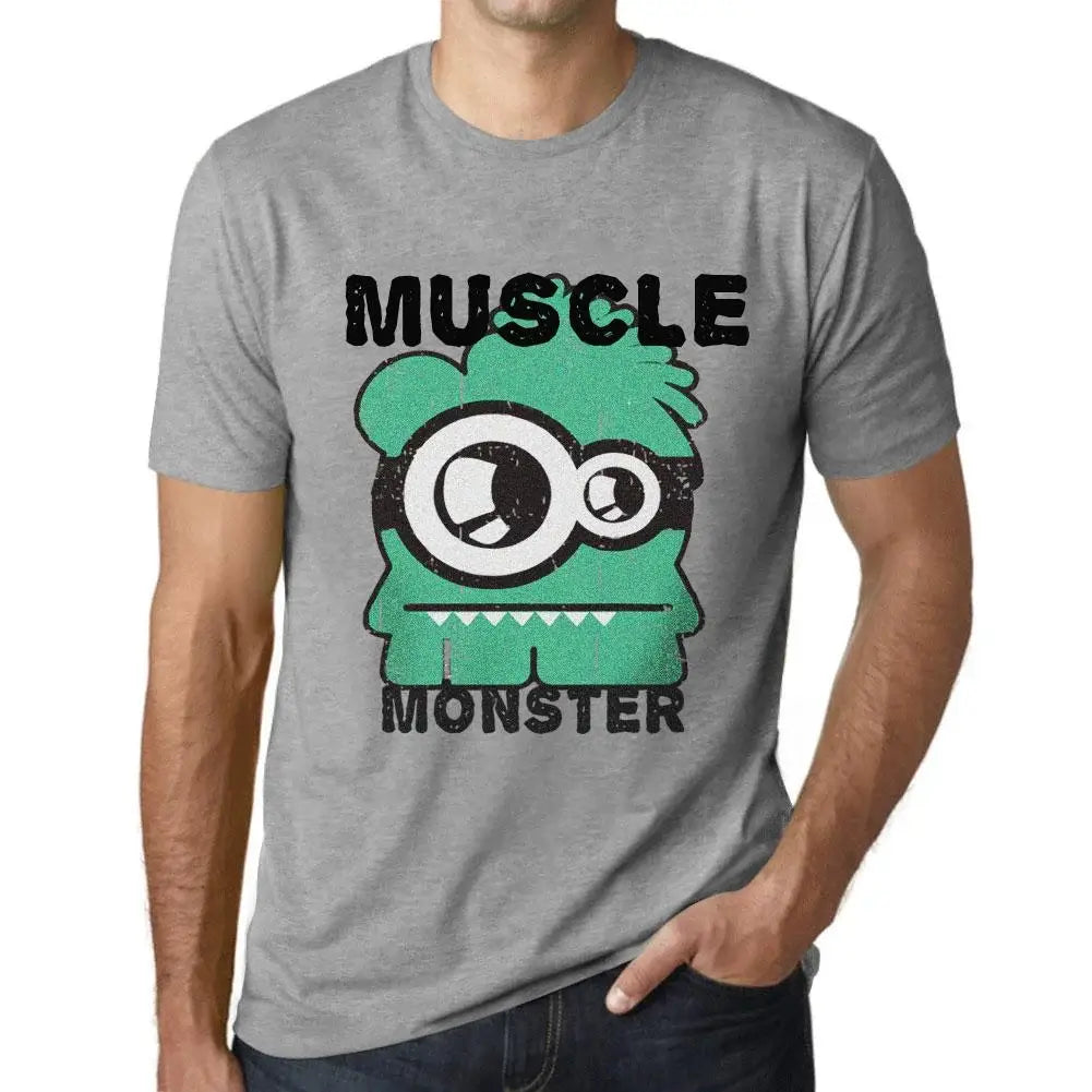 Men's Graphic T-Shirt Muscle Monster Eco-Friendly Limited Edition Short Sleeve Tee-Shirt Vintage Birthday Gift Novelty