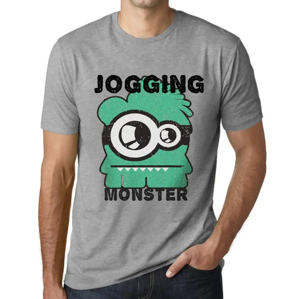 Men's Graphic T-Shirt Jogging Monster Eco-Friendly Limited Edition Short Sleeve Tee-Shirt Vintage Birthday Gift Novelty