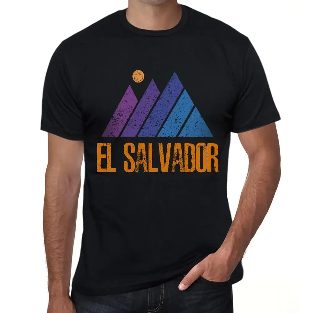 Men's Graphic T-Shirt Mountain El Salvador Eco-Friendly Limited Edition Short Sleeve Tee-Shirt Vintage Birthday Gift Novelty