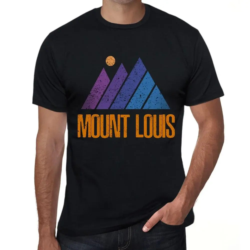Men's Graphic T-Shirt Mountain Mount Louis Eco-Friendly Limited Edition Short Sleeve Tee-Shirt Vintage Birthday Gift Novelty
