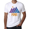 Men's Graphic T-Shirt Mountain Papua Eco-Friendly Limited Edition Short Sleeve Tee-Shirt Vintage Birthday Gift Novelty