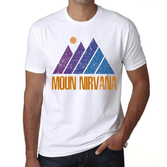 Men's Graphic T-Shirt Mountain Moun Nirvana Eco-Friendly Limited Edition Short Sleeve Tee-Shirt Vintage Birthday Gift Novelty