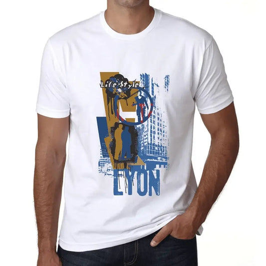 Men's Graphic T-Shirt Lyon Lifestyle Eco-Friendly Limited Edition Short Sleeve Tee-Shirt Vintage Birthday Gift Novelty
