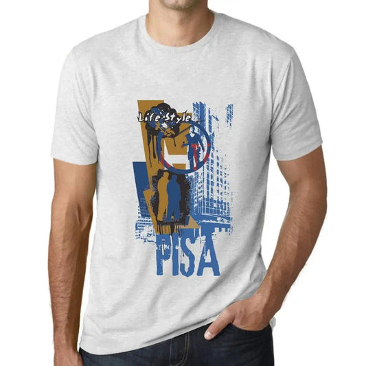 Men's Graphic T-Shirt Pisa Lifestyle Limited Edition Short Sleeve Tee-Shirt Vintage Birthday Gift Novelty