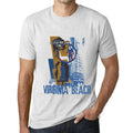 Men's Graphic T-Shirt Virginia Beach Lifestyle Limited Edition Short Sleeve Tee-Shirt Vintage Birthday Gift Novelty