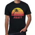 Men's Graphic T-Shirt Palm, Beach, Sunset In Jersey Limited Edition Short Sleeve Tee-Shirt Vintage Birthday Gift Novelty