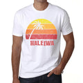 Men's Graphic T-Shirt Palm, Beach, Sunset In Haleiwa Limited Edition Short Sleeve Tee-Shirt Vintage Birthday Gift Novelty
