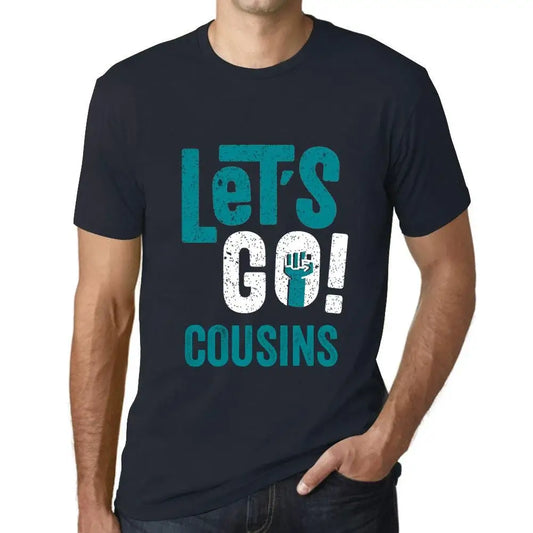 Men's Graphic T-Shirt Let's Go Cousins Eco-Friendly Limited Edition Short Sleeve Tee-Shirt Vintage Birthday Gift Novelty
