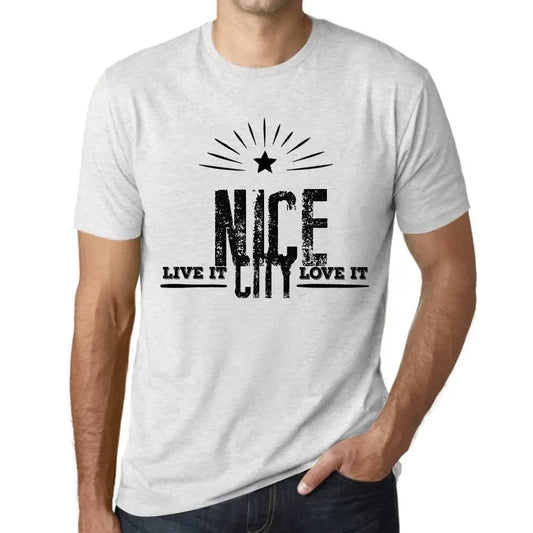 Men's Graphic T-Shirt Live It Love It Nice Limited Edition Short Sleeve Tee-Shirt Vintage Birthday Gift Novelty