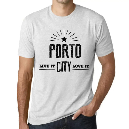 Men's Graphic T-Shirt Live It Love It Porto Limited Edition Short Sleeve Tee-Shirt Vintage Birthday Gift Novelty