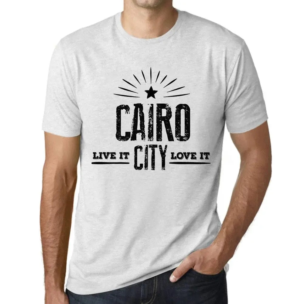 Men's Graphic T-Shirt Live It Love It Cairo Limited Edition Short Sleeve Tee-Shirt Vintage Birthday Gift Novelty