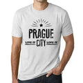 Men's Graphic T-Shirt Live It Love It Prague Limited Edition Short Sleeve Tee-Shirt Vintage Birthday Gift Novelty
